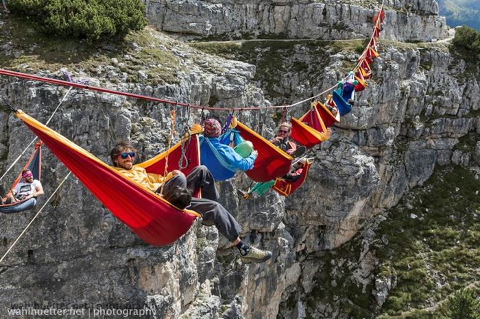 αιώρα φεστιβάλ συνεδριάσεων αιώρες στις Άλπεις