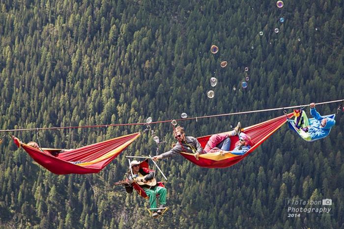 υπαίθριες αιώρες highline φεστιβάλ ακραίων αθλημάτων