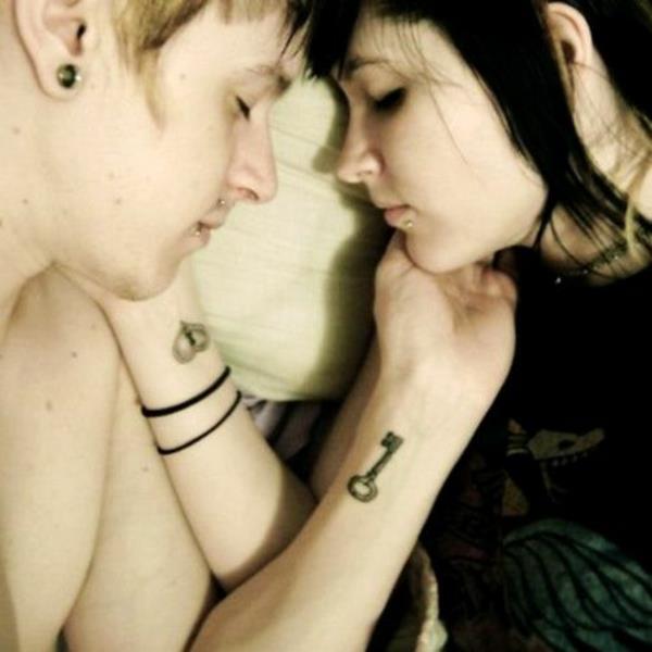 ζευγάρι τατουάζ ιδέες βασική καρδιά