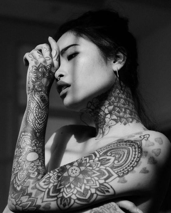 ιδέες τατουάζ μανικιών paisley για γυναίκες
