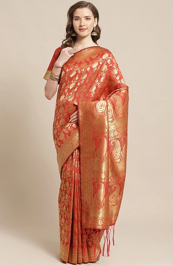 Brokar Paithani Sari