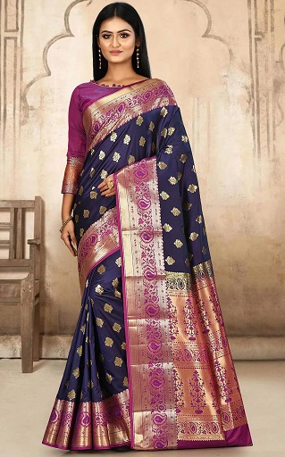 Parti Giyimi Paithani Saree