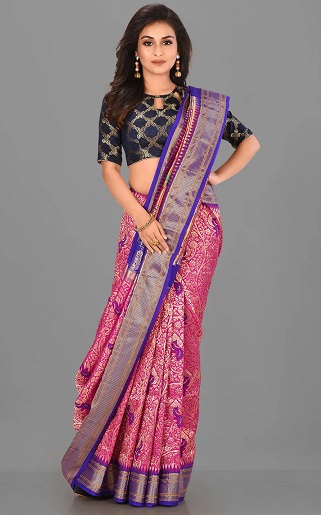 süslü paithani sari
