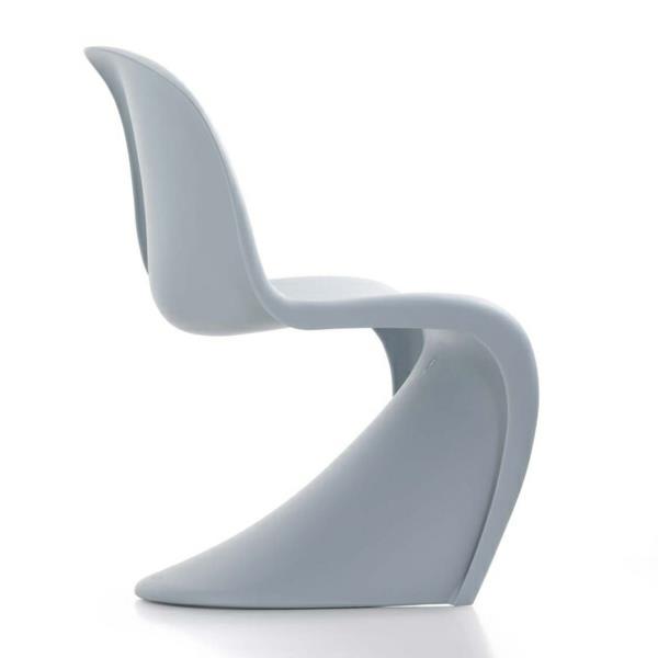 καρέκλα panton γκρι σχεδιαστές καρέκλες έπιπλα δανέζικου σχεδιασμού