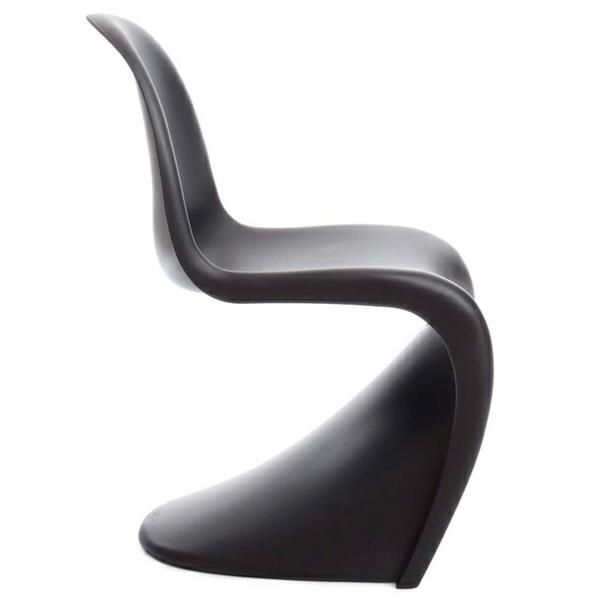 καρέκλα panton μαύρες καρέκλες σχεδιαστών έπιπλα δανικού σχεδιασμού