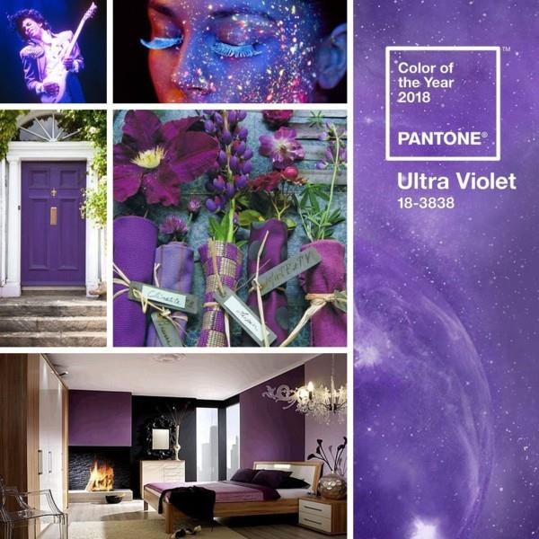 pantone χρώμα 2018 ultra violet set up