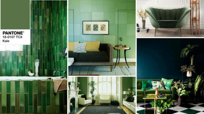 pantone ινστιτούτο χρώματος kale χρώμα ζωντανές τάσεις 2017