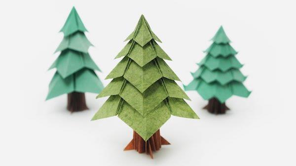 χριστουγεννιάτικα χριστουγεννιάτικα δέντρα tinker origami Χριστούγεννα