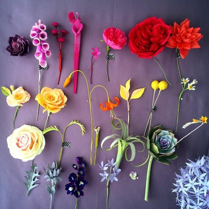 χαρτιά λουλούδια tinker χαρτί τέχνη diy ιδέες διακόσμησης