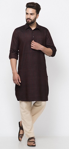 Tussar Cotton Dobby Kurta