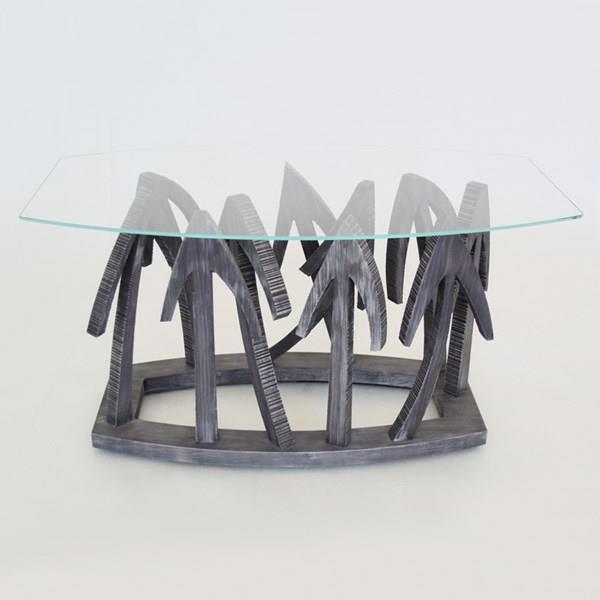 pfeil τραπέζι βάση πρωτότυπο ξύλινο τραπέζι art deco διακοσμητικά τραπεζάκια σαλονιού