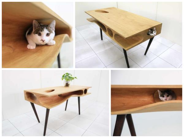 εύκολη φροντίδα κατοικίδια τραπέζι γάτας Ruan hao