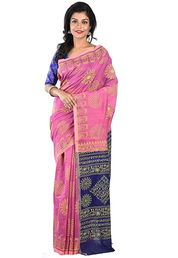 Pamuk Phulkari Sari