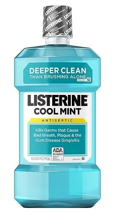 Listerine burnos skalavimo priemonė nuo spuogų