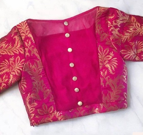 Tasarımcı Bluz Pembe Renk
