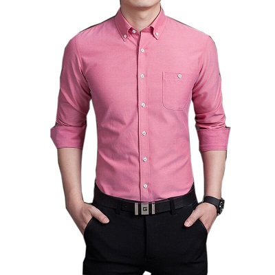 Karšti rožiniai vyriški marškiniai