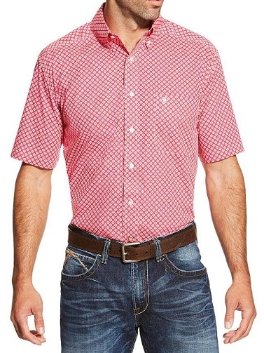 Vyriški marškiniai su rožiniais sagomis