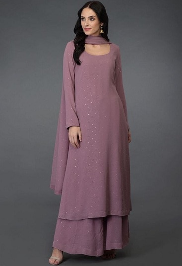 Paprastas Punjabi Salwar kostiumas