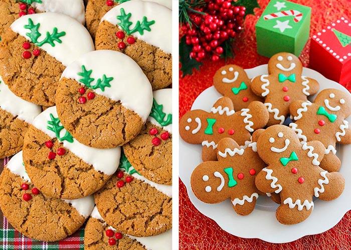 Bήστε μπισκότα ως χριστουγεννιάτικη διακόσμηση τραπεζιού