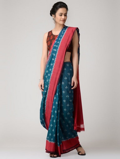 Paprasta Pochampally Cotton Saree