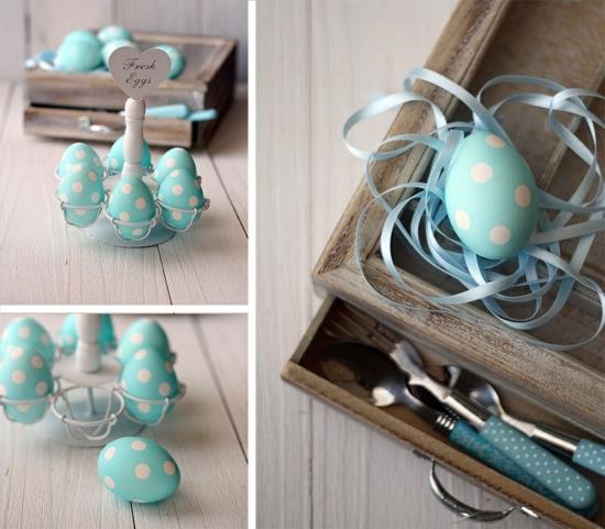 πουά χρωματίζοντας πασχαλινά αυγά φτιάξτε μόνοι σας πασχαλινές διακοσμήσεις