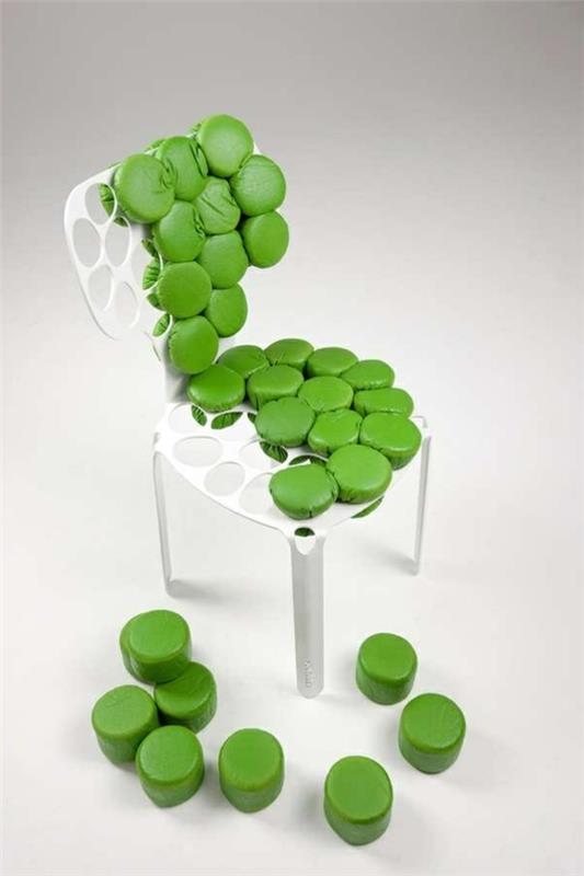 επικαλυμμένα έπιπλα σχεδιάζει ζωντανό μοτίβο μαλακή υφασμάτινη ακρυλική καρέκλα