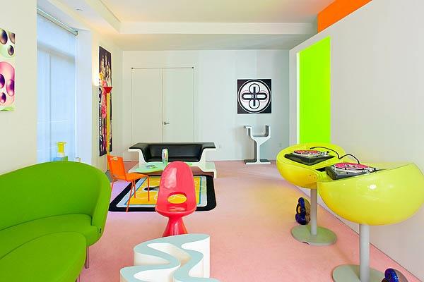 Το Chelsea Loft σχεδιάστηκε από τον Karim Rashid