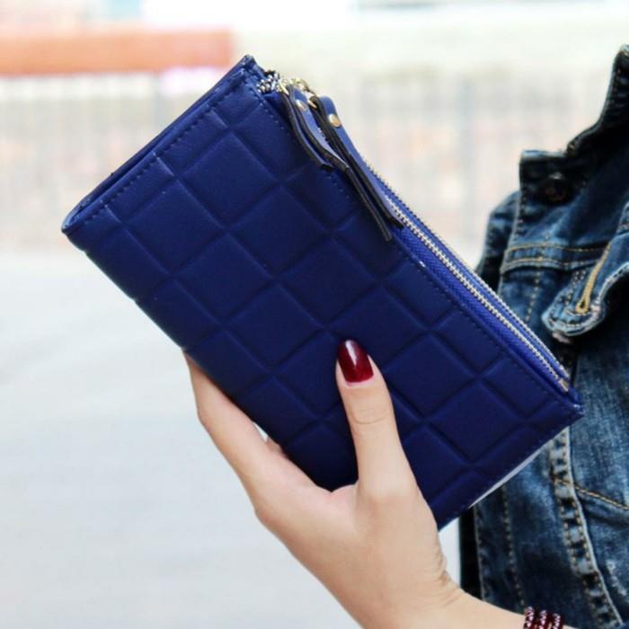 αγορά πορτοφόλι γυναικείο πορτοφόλι μπλε φερμουάρ