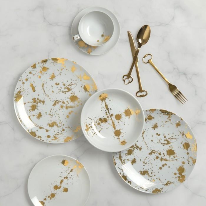 πιάτα από πορσελάνη goldbrand πιάτο jonathan adler