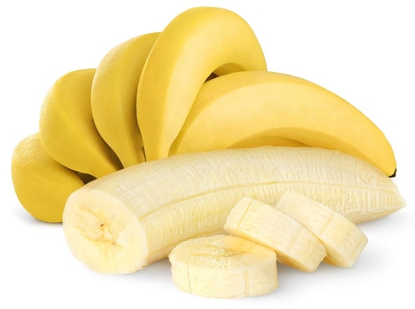 bananų, kuriuose gausu kalio