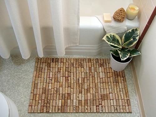 πρακτικές ιδέες διαβίωσης DIY για το φελλό του σπιτιού σας στο μπάνιο