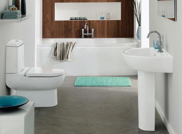 Ιδέες επίπλωσης για μπάνιο wc πράσινο ματ