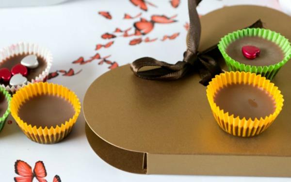Φτιάξτε σοκολάτες μόνοι σας cupcakes δώρο αγάπης