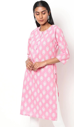 Blok Baskı Kısa Kurti