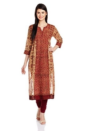 Pileli Baskılı Kurti