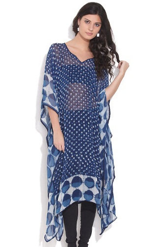 Baskılı Kaftan Kurti