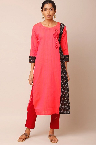 İkat Baskı İşlemeli Kurti