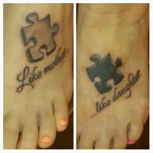 παζλ τατουάζ τατουάζ ποδιών