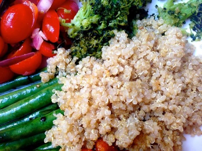 Προετοιμασία quinoa ελαφρώς υαλώδους δομής