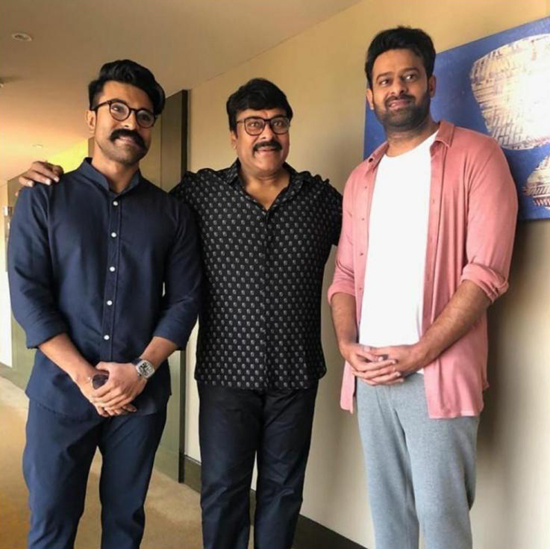 Ram Charan Baba ile Prabhas