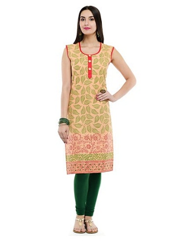 Rajasthani Yaprak Motifi Kurti