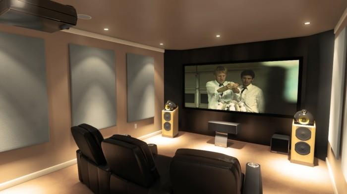 βελτίωση ακουστικής δωματίων τοίχου οικιακού κινηματογράφου