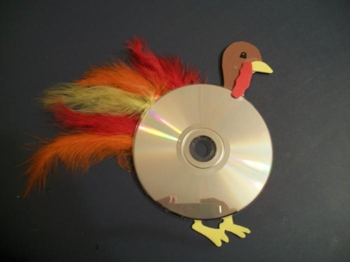 ανακύκλωση bastelin με cds ιδέες ανακύκλωσης ιδέες διακόσμησης τοίχων πουλί