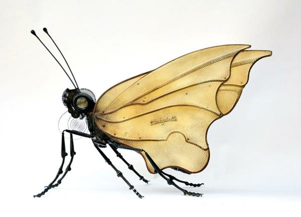 ανακύκλωση τέχνης πεταλούδα