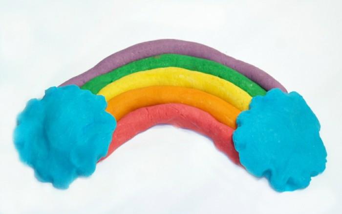 tinker rainbow με μοντελοποίηση πηλού κάνουν ιδέες για παιδιά