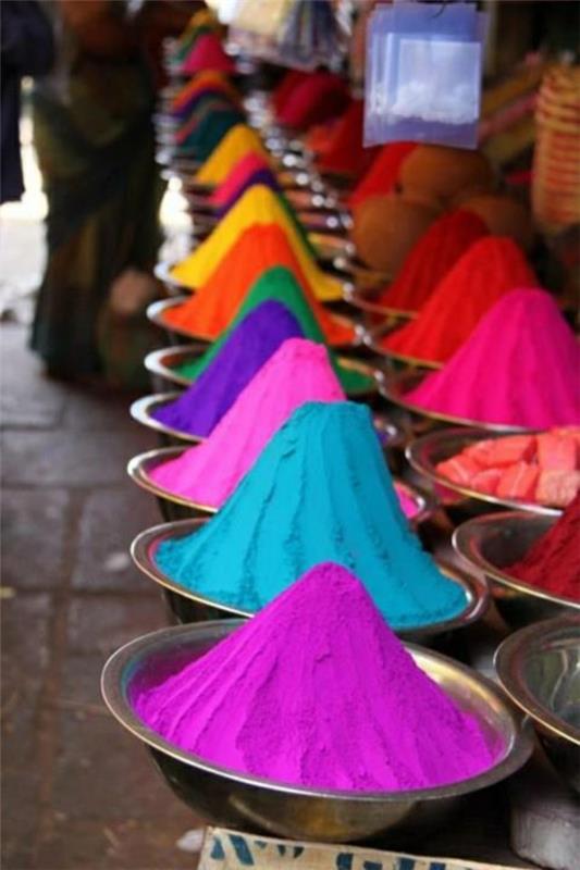 ταξίδι στην Ινδία φεστιβάλ χρωμάτων