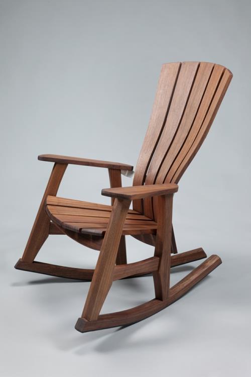 καρέκλα χαλάρωσης στον κήπο κούνιες ξύλου άνετα ξύλο τικ