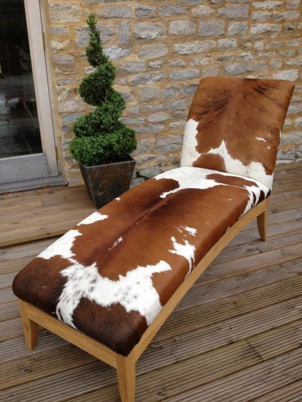 relax ξαπλώστρες ιδέες επίπλωσης σαλονιού καφέ λευκής γούνας