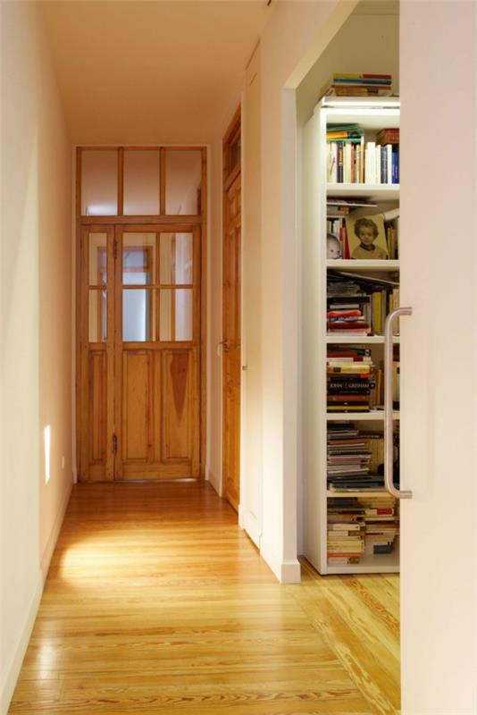ανακαίνιση σπιτιού λευκό ortega y gasset house hallway