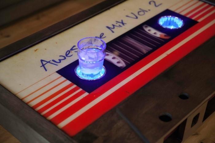 ρετρό λαμπτήρες σχεδιασμού κασέτας ρετρό τραπεζιού καφέ